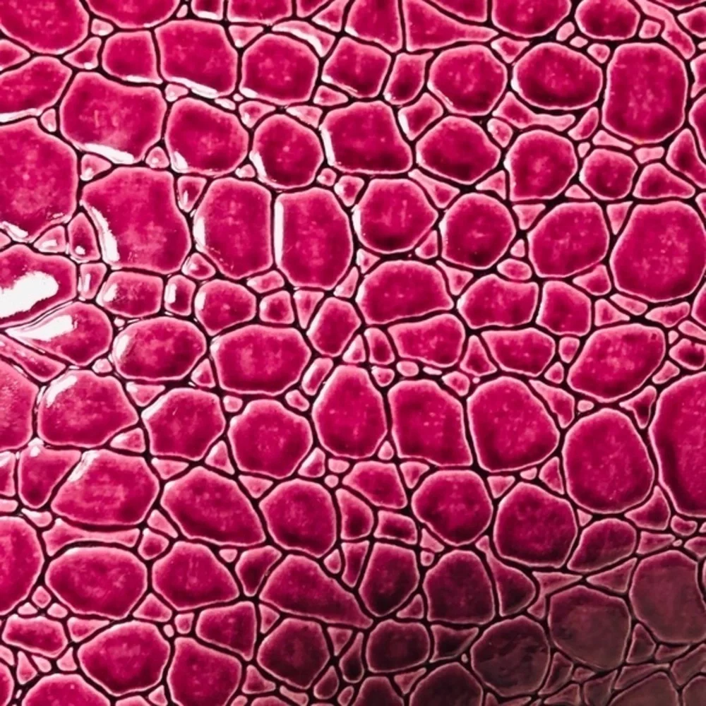Estee Lauder Maroon Reptilian Makeup Bag NWOT